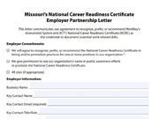 Screenshot of NCRC Partnership Letter