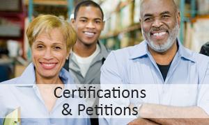 Certifications & Petitions