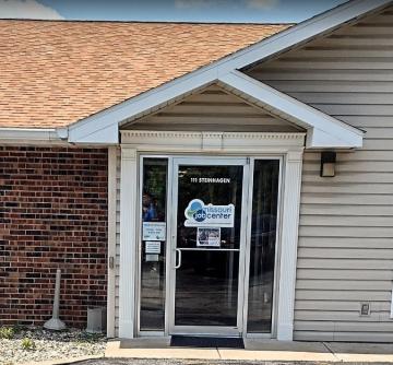 The front of the Warrenton Job Center. 