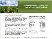 Farm and Agribusiness Target Industry
