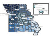 Missouri Workforce Development Regions Map