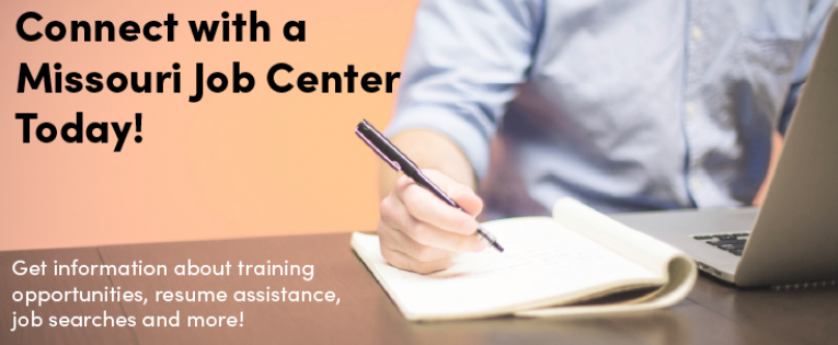 Connect with a Missouri Job Center today! Get information about training opportunities, resume assistance, job searches and more!